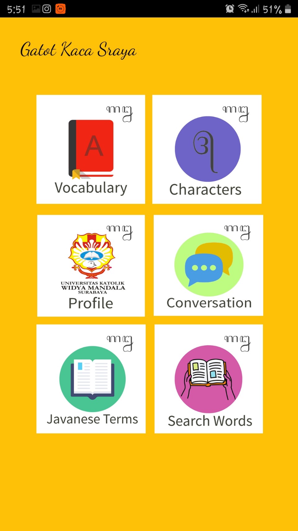 Javanese–English Mobile Dictionary Application